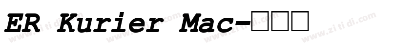 ER Kurier Mac字体转换